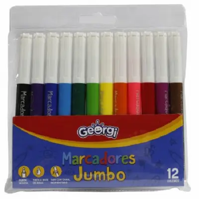MARCADOR JUMBO GEORGI 12 COL.