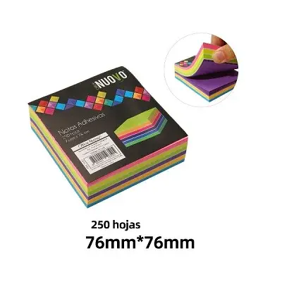 NOTA ADHESIVA 76X76 250 NUOVO
