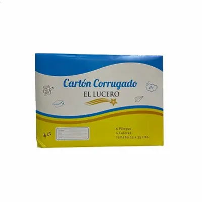 BLOCK LUCERO CARTON CORRUGADO