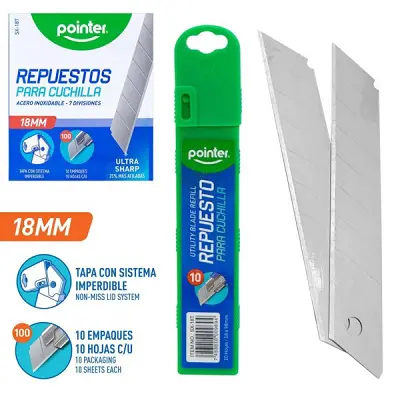 REPUESTO CORTA CARTON GRANDE POINTER