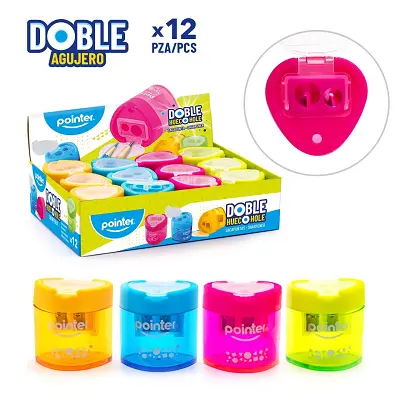 SACAPUNTA C/DEPOSITO POINTER DOBLE TRIANGULAR