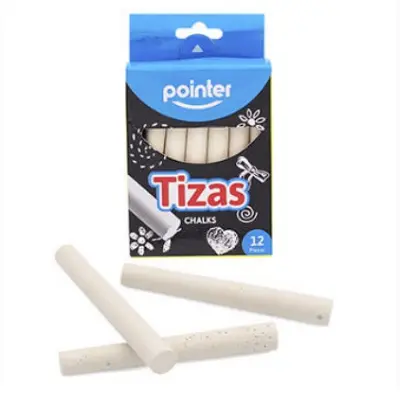 TIZA BLANCA POINTER 12 UNID