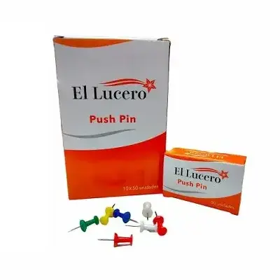 PUSH PINS 50 UNID LUCERO