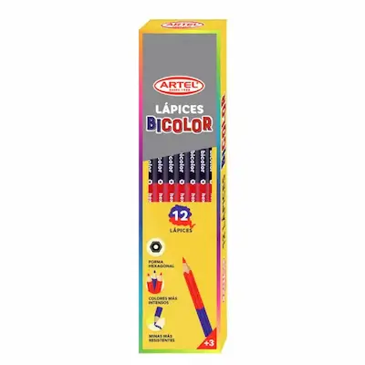 LAPIZ BICOLOR DELGADO ARTEL