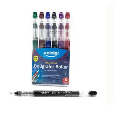 LAPIZ ROLLER 0.5 POINTER SET X6