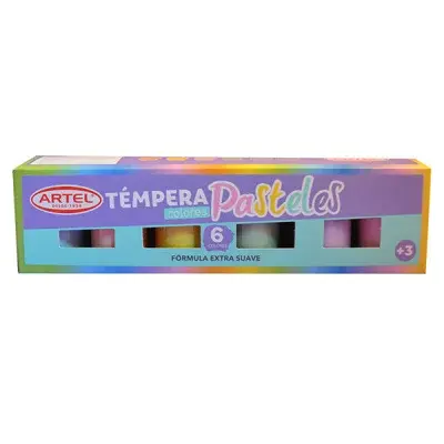 TEMPERA PASTEL ARTEL 6 COLORES
