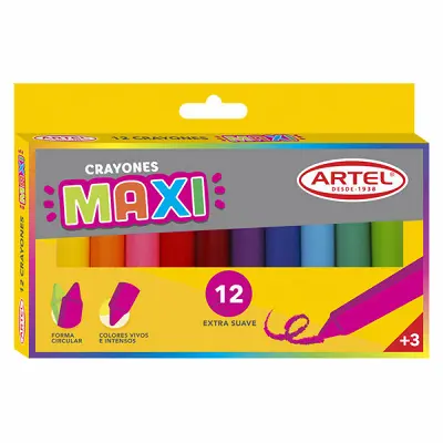 LAPIZ CERA ARTEL MAXI 12 COL