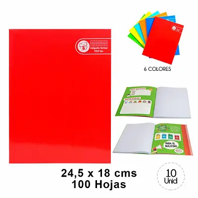 CUADERNO COLLEGE 5MM 100 HJS ARTE TOP
