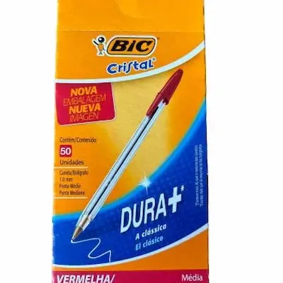 LAPIZ PASTA BIC P/MEDIA - ROJO