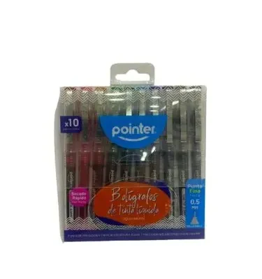 LAPIZ ROLLER 0.5 POINTER SET X10