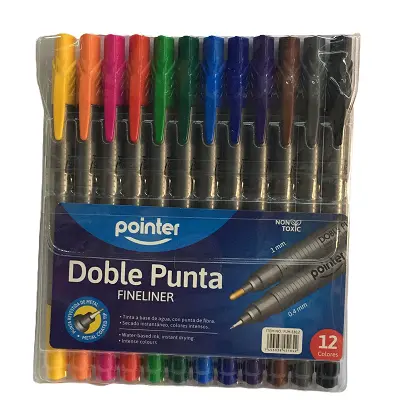 TIRALINEAS POINTER D/PUNTA 12 COLORES