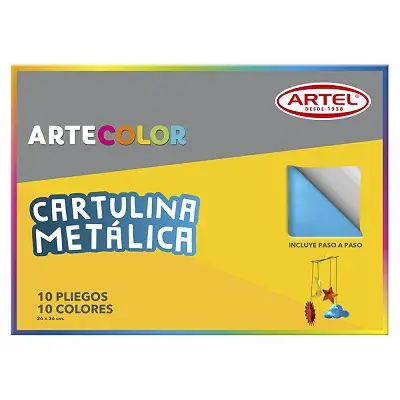 BLOCK ARTEL CARTULINA METALICA