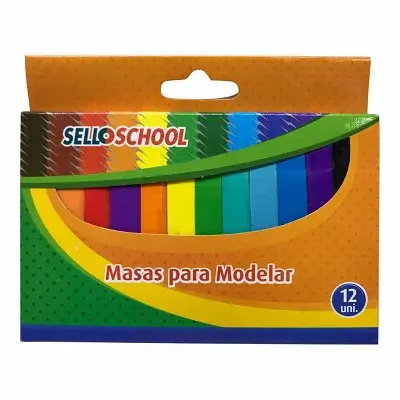 PLASTICINA ADIOFICE REDONDA 12 COLOR