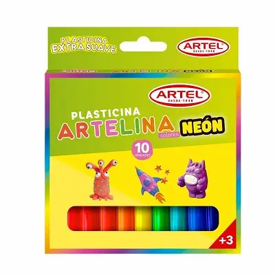 PLASTICINA ARTELINA NEON