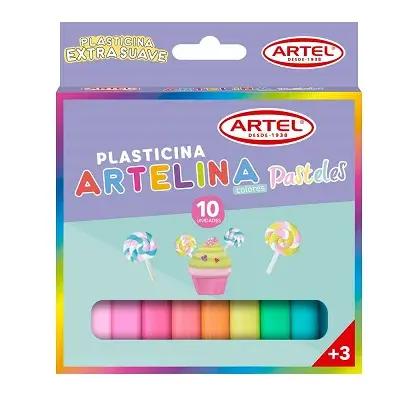 PLASTICINA ARTELINA PASTELES