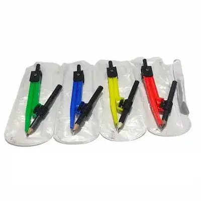 COMPAS PLASTICO C/LAPIZ LUCERO