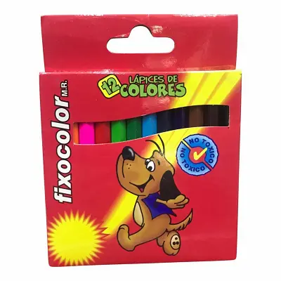 LAPIZ COLOR FIXOCOLOR 12 CORTO