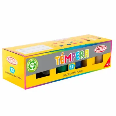 TEMPERA ARTEL 12 COL.