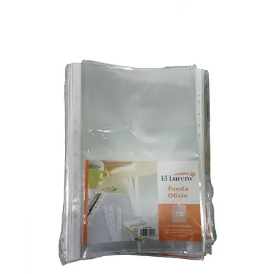 FUNDA PLASTICA OFICIO LUCERO - Imagen 2