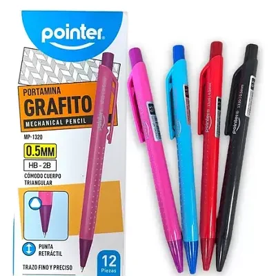 PORTAMINA 0.5 POINTER 4 COLORES