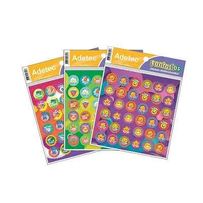 ETIQUETA ADHESIVA ESCOLAR DISEÑO INCENTIVO