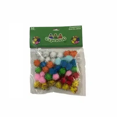 POMPON CAPRICCIO GLITTER 1.5 CM
