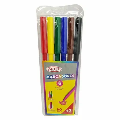 LAPIZ SCRIPTO ARTEL 6 COL.