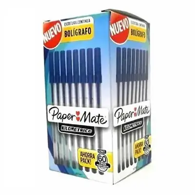 LAPIZ PASTA PAPER MATE KILOMETRICO AZUL