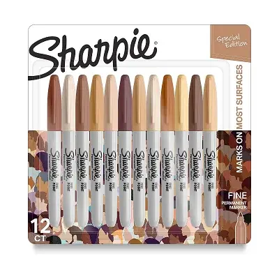 MARCADOR SHARPIE RETRATOS X12