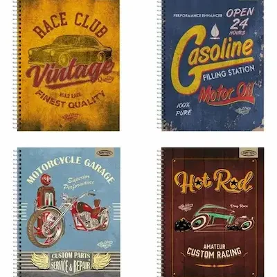 CUARDERNO TRIPLE ARTEL 7MM VINTAGE