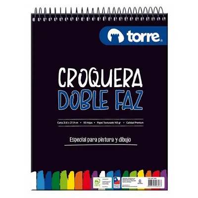 CROQUERA TORRE CARTA D/F