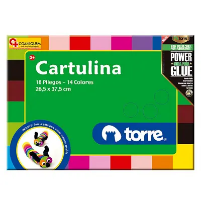 BLOCK TORRE CARTULINA 18 HJS