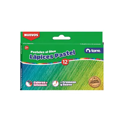 LAPIZ PASTEL TORRE 12 COL.