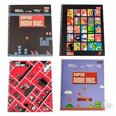 CUADERNO BOOK ARTEL MARIO BROSS 120 HJS
