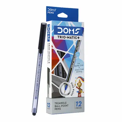 LAPIZ ROLLER 0.6 DOMS NEGRO