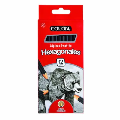 LAPIZ GRAFITO COLON HEXAGONAL Nº2