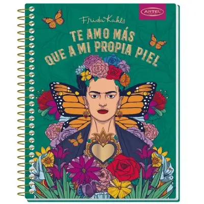 CUADERNO TRIPLE ARTEL FRIDA KAHLO 7MM 150 H