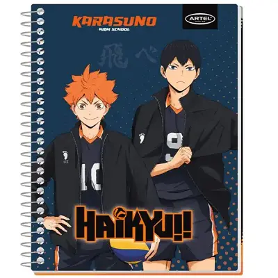 CUADERNO TRIPLE ARTEL HAIKYU 7MM 150 H