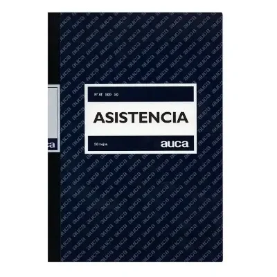LIBRO ASISTENCIA AUCA 50 HJS.