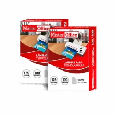 LAMINA PLASTIFICAR CARTA MR.OFFICE