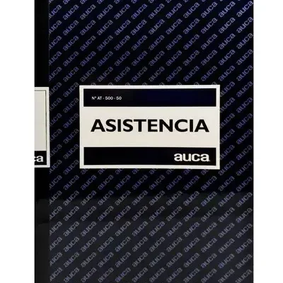 LIBRO ASISTENCIA AUCA 100 HJS.
